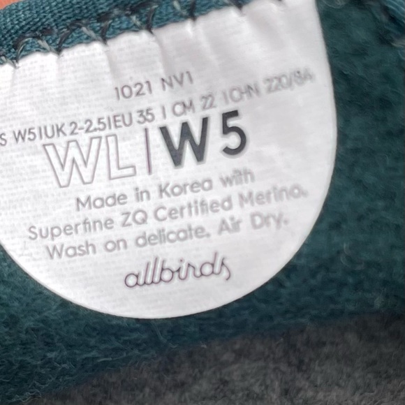 Allbirds Wool Lounger Slip On Shoes Women Size 5 Merino - Picture 9 of 9